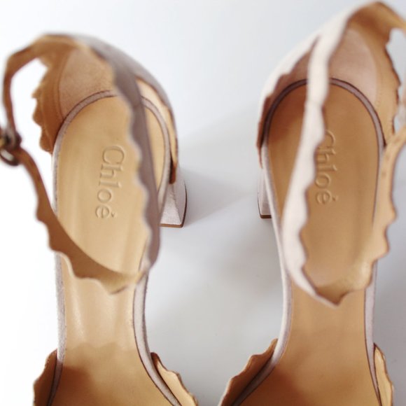 New CHLOE Scalloped d'Orsay Pumps - Picture 9 of 11